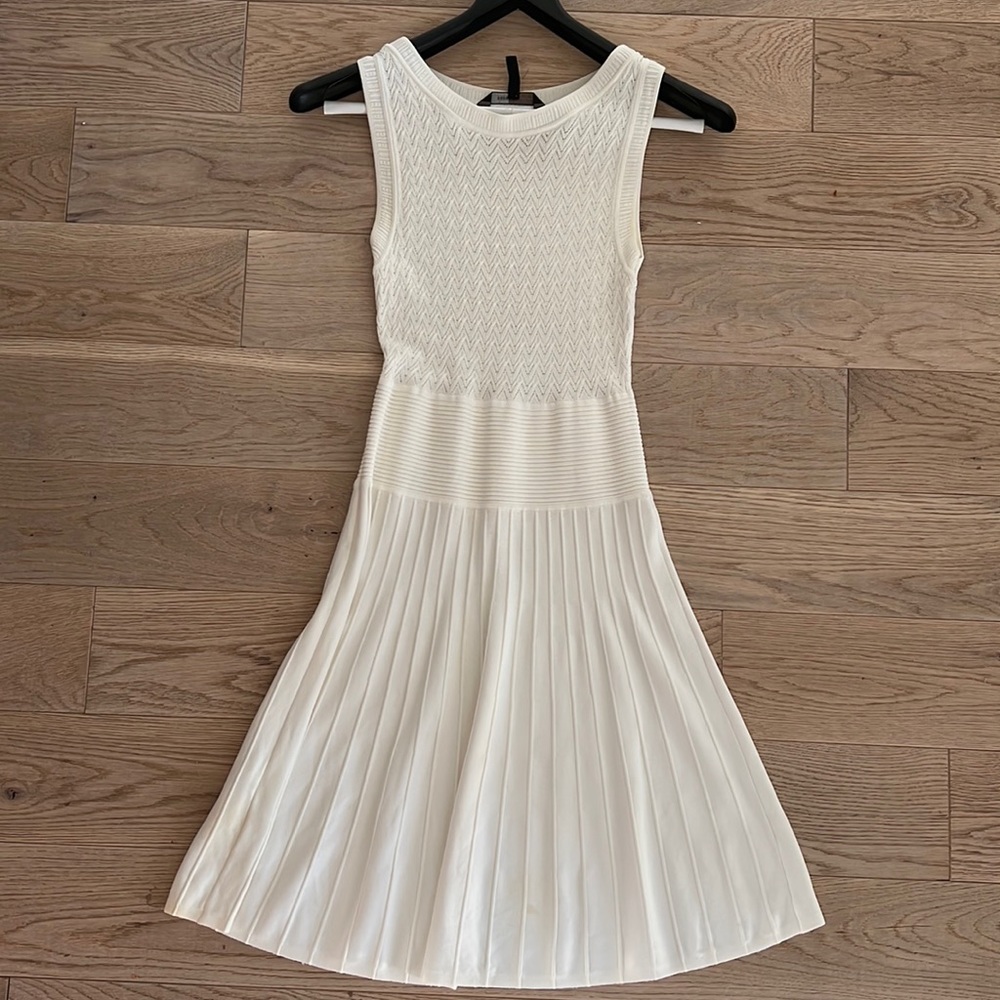 BCBG white dress. Like new quality